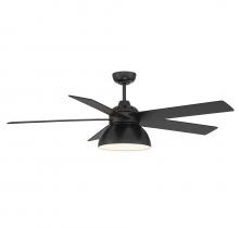 B2B Spec Brand M2014MBK - 52" LED Ceiling Fan in Matte Black