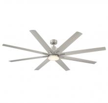 B2B Spec Brand M2025BN - 72" LED Outdoor Ceiling Fan in Brushed Nickel