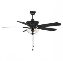 B2B Spec Brand M2026MBKRV - 52" 2-Light Outdoor Ceiling Fan in Matte Black