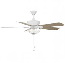 B2B Spec Brand M2026WHRV - 52" 2-Light Outdoor Ceiling Fan in White