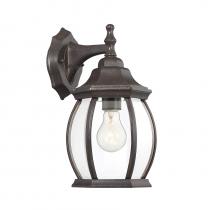 B2B Spec Brand M50053RB - 1-Light Outdoor Wall Lantern in Rustic Bronze