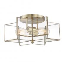 B2B Spec Brand M60021NB - 2-Light Ceiling Light in Natural Brass