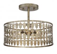B2B Spec Brand M60038OG - 3-Light Ceiling Light in Antique Gold