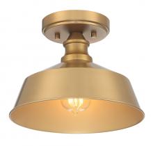 B2B Spec Brand M60068NB - 1-Light Ceiling Light in Natural Brass