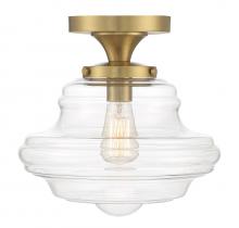 B2B Spec Brand M60069NB - 1-Light Ceiling Light in Natural Brass