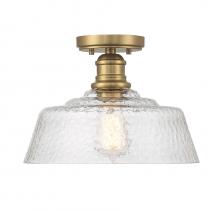 B2B Spec Brand M60070NB - 1-Light Ceiling Light in Natural Brass