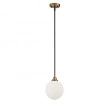 B2B Spec Brand M70005-79 - 1-Light Mini Pendant in Oil Rubbed Bronze with Natural Brass