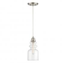 B2B Spec Brand M70018BN - 1-Light Mini Pendant in Brushed Nickel
