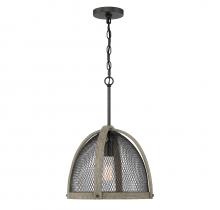 B2B Spec Brand M70111DWW - 1-Light Pendant in Weathered Birch