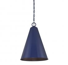 B2B Spec Brand M70112NBL - 1-Light Pendant in Navy Blue