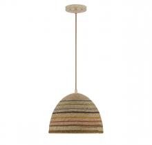 B2B Spec Brand M7034NRC - 1-Light Pendant in Natural Rattan Color
