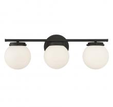 B2B Spec Brand M80023MBK - 3-Light Bathroom Vanity Light in Matte Black