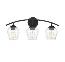 B2B Spec Brand M80032MBK - 3-Light Bathroom Vanity Light in Matte Black