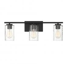 B2B Spec Brand M80038MBK - 3-Light Bathroom Vanity Light in Matte Black