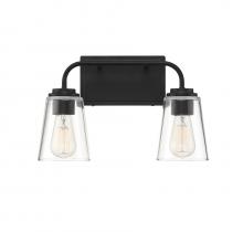B2B Spec Brand M80043MBK - 2-Light Bathroom Vanity Light in Matte Black