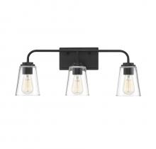 B2B Spec Brand M80044MBK - 3-Light Bathroom Vanity Light in Matte Black