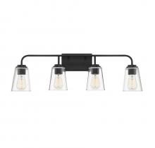 B2B Spec Brand M80045MBK - 4-Light Bathroom Vanity Light in Matte Black