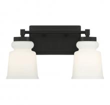B2B Spec Brand M80057MBK - 2-Light Bathroom Vanity Light in Matte Black