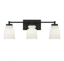 B2B Spec Brand M80058MBK - 3-Light Bathroom Vanity Light in Matte Black