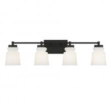 B2B Spec Brand M80059MBK - 4-Light Bathroom Vanity Light in Matte Black
