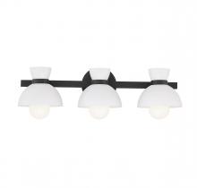 B2B Spec Brand M80075MBK - 3-Light Bathroom Vanity Light in Matte Black