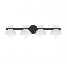 B2B Spec Brand M80076MBK - 4-Light Bathroom Vanity Light in Matte Black