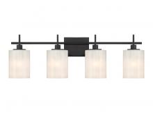B2B Spec Brand M80085MBK - 4-Light Bathroom Vanity Light in Matte Black