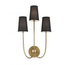 B2B Spec Brand M90065NB - 3-Light Wall Sconce in Natural Brass
