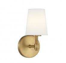 B2B Spec Brand M90067NB - 1-Light Wall Sconce in Natural Brass