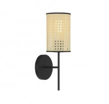 B2B Spec Brand M90080MBK - 1-Light Wall Sconce in Matte Black