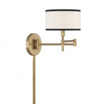 B2B Spec Brand M90082NB - 1-Light Wall Sconce in Natural Brass