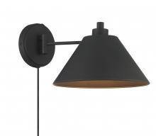 B2B Spec Brand M90086MBK - 1-Light Wall Sconce in Matte Black