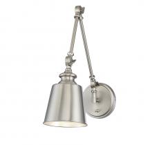 B2B Spec Brand M90089BN - 1-Light Adjustable Wall Sconce in Brushed Nickel (Set of 2)