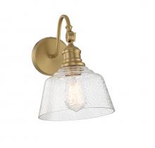 B2B Spec Brand M90092NB - 1-Light Wall Sconce in Natural Brass