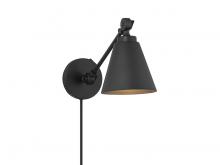B2B Spec Brand M90108MBK - 1-Light Wall Sconce in Matte Black (Set of 2)