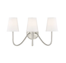 B2B Spec Brand M90056BN - 3-Light Wall Sconce in Brushed Nickel