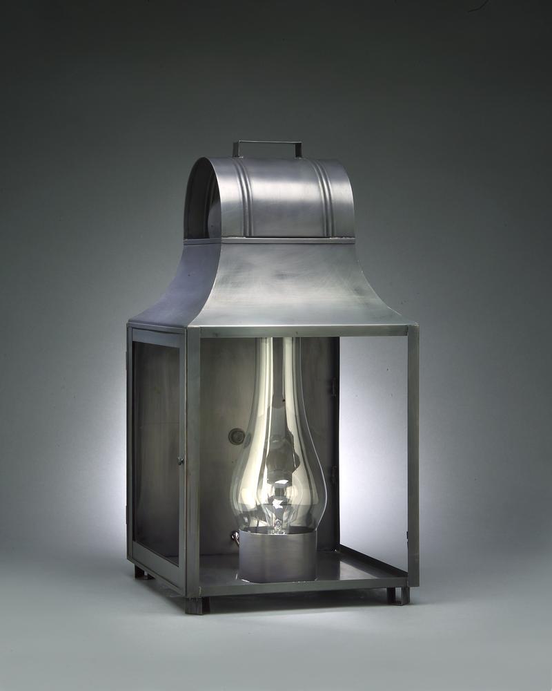 Culvert Top Wall Verdi Gris Medium Base Socket With Chimney Clear Glass