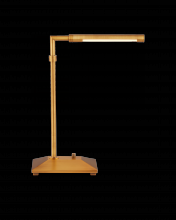 Currey 6000-0947 - Autrand Brass Desk Lamp
